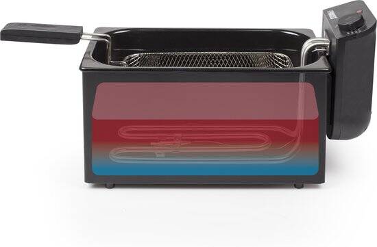 Princess Friteuse 182727 - 3 liter - Koude zone - Frituurpan - 2000W - Zwart - Beste Koop Consumentengids Augustus 2025 - Afbeelding 5