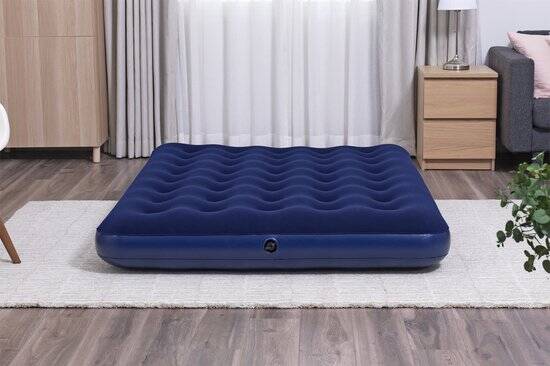 Bestway 2-Persoons Luchtbed - 191x137x22 CM - PVC - Donkerblauw - Afbeelding 2