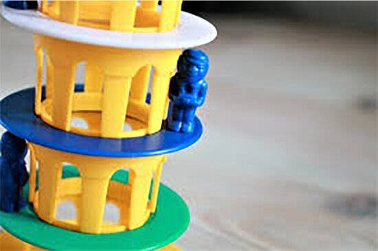 Toren van Pisa - Actiespel - Vanaf 4 jaar - 2 tot 4 spelers - Bordspel voor kinderen - Familiespel - Afbeelding 2