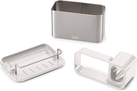 Joseph Joseph - Surface Gootsteen Organizer - Kunststof - RVS en Beige - Afbeelding 4