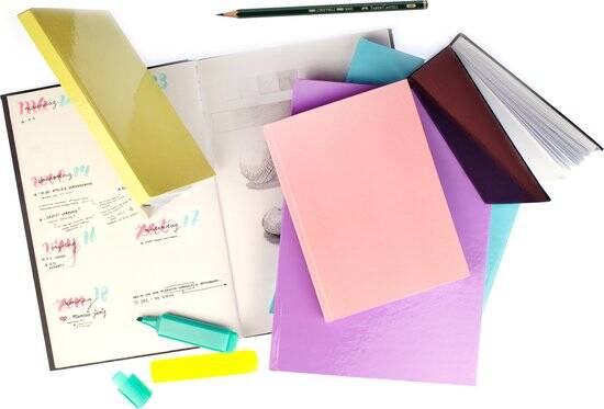 Kangaro dummyboek - A4 - zwart - 160 blanco pagina's - hard cover - K-5564 - Afbeelding 4