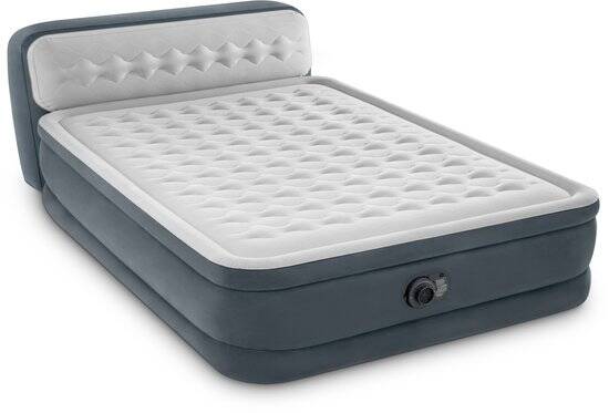 Intex Queen Ultra Plush Headboard Luchtbed met ingebouwde pomp - 203x152x46cm - Afbeelding 2