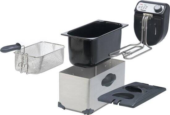 Bestron Frituurpan 1.5 liter - AF351 - Frituese 2200W - Koud zone - RVS - Afbeelding 2