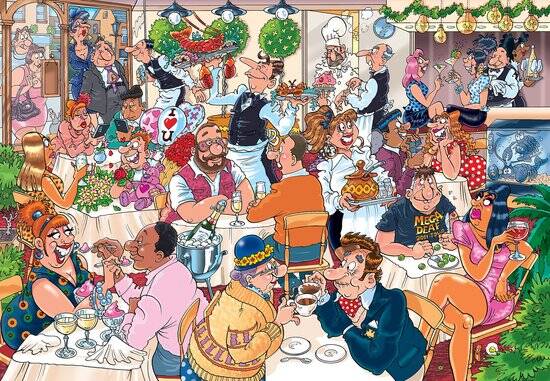 Wasgij Mystery 26 - Date Night! - 1000 stukjes puzzel - Legpuzzel volwassenen