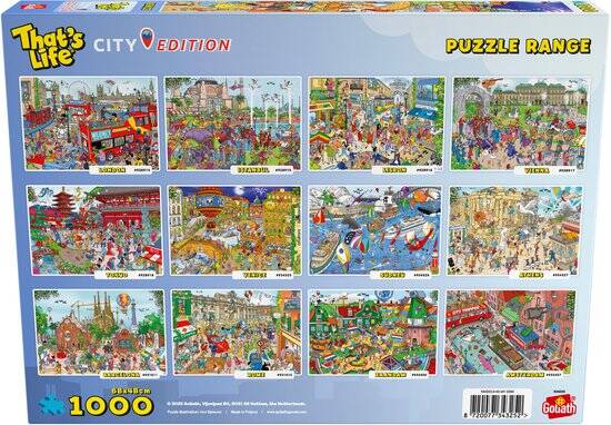 Goliath That's Life City Edition Venice - 1000 Puzzelstukjes - Legpuzzel (68x48cm) - Afbeelding 3