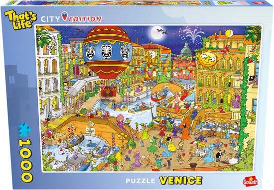 Goliath That's Life City Edition Venice - 1000 Puzzelstukjes - Legpuzzel (68x48cm) - Afbeelding 2