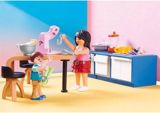 PLAYMOBIL Dollhouse Leefkeuken - 70206 - Afbeelding 2