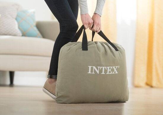 Intex Pillow Rest Raised Luchtbed met ingebouwde pomp - 203 x 152 x 42 cm - Afbeelding 4