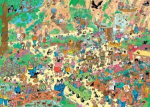 Jan van Haasteren - Vrolijke Fladderaars - 1000 stukjes puzzel - Legpuzzel volwassenen - Vanaf 12 jaar