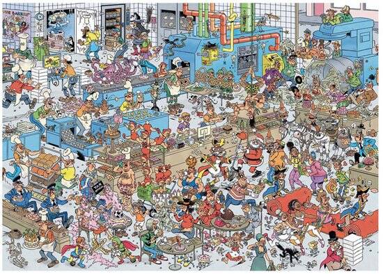Jan van Haasteren - De Bakkerij - Puzzel - 1000 stukjes legpuzzel - Afbeelding 2