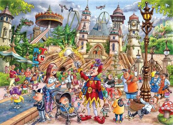 Wasgij Mystery Efteling Wereld Vol Wonderen 1000 stukjes - Legpuzzel - Afbeelding 2