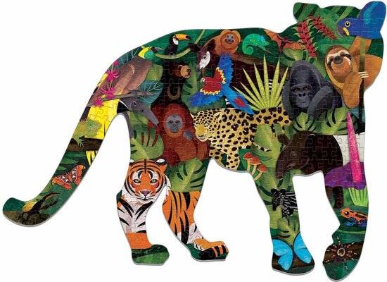 Mudpuppy 300 pcs Shaped Puzzle/Rainforest - Afbeelding 3