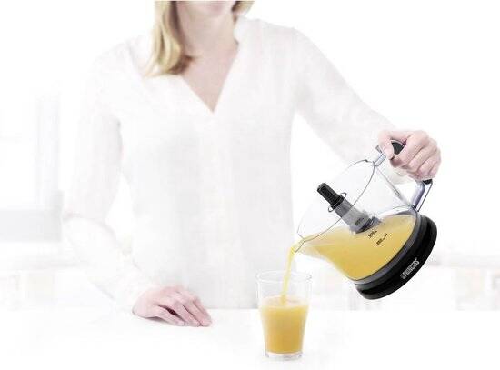Princess Citruspers 201004 – Elektrische Citruspers – 1 liter - Instelbaar pulpfilter - Zwart - Afbeelding 4
