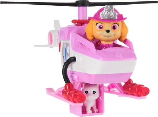 PAW Patrol - Brandweerredding - Skye's brandweerhelikopter - speelgoedvoertuig met speelfiguur - Afbeelding 2