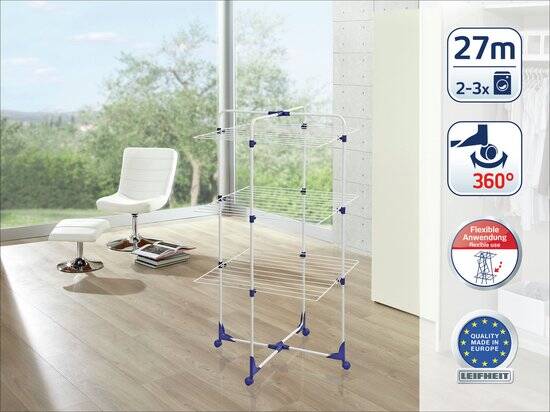 Leifheit droogtoren Classic Tower 270 - 27 m drooglengte - Afbeelding 4