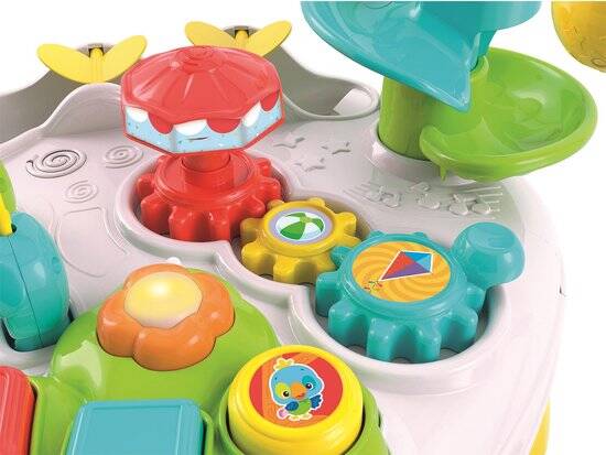 Baby Clementoni - Interactieve Activiteitentafel - Activity Center - Speeltafel - met Blokken, Ballen en Glijbaan - 10-36 maanden - Afbeelding 6