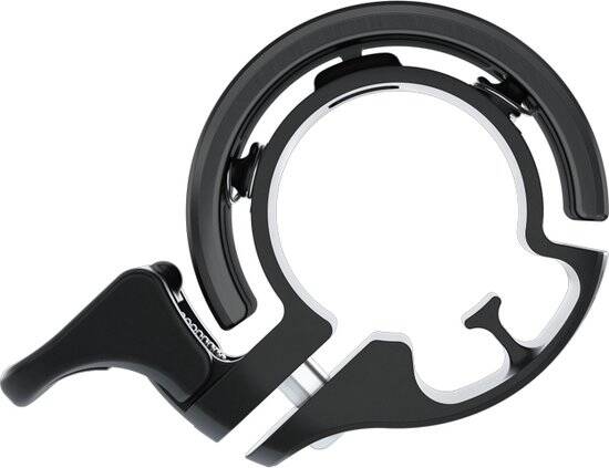 Knog Oi Classic Large fietsbel - compact design - CNC gefreesd aluminium - zwart - Afbeelding 2