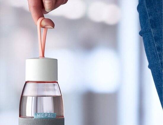 Mepal Waterfles - 500 ml - Drinkfles - Ellipse - Vivid mauve - Afbeelding 3