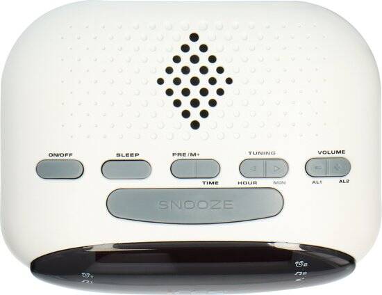 Ices ICR-210 - Wekkerradio - Wit - Afbeelding 3