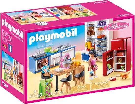 PLAYMOBIL Dollhouse Leefkeuken - 70206 - Afbeelding 5