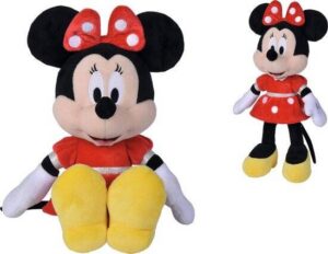 Disney - Minnie Mouse - Red Dress - 35 cm - Pluche - Rood - Alle leeftijden - Knuffel