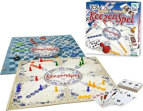 Clown Games Keezenspel - Bordspel - Dubbelzijdig - 2 tot 6 spelers - Afbeelding 2
