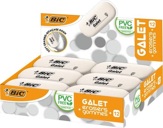 BIC Galet Gummen - Doos van 12 Stuks - Afbeelding 3