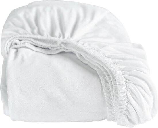 Cinderella Hoeslaken - Geschikt voor Boxspring - Jersey - 80/90x220 of 100x200 cm - tot 25 cm - Wit