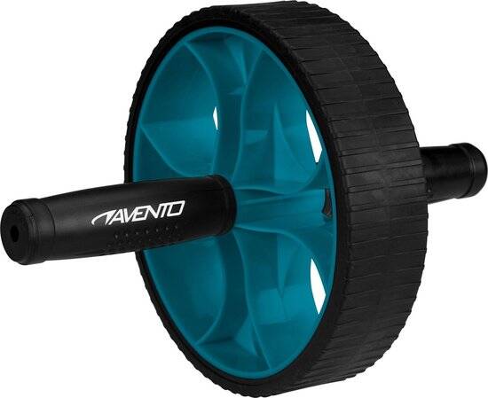 Avento Power Ab-Roller - Zwart/Blauw