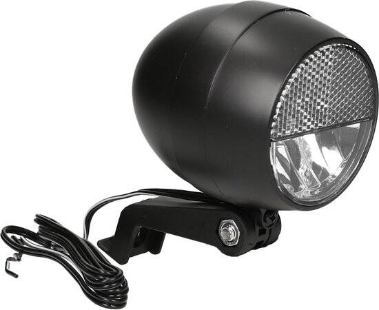 Fiets Cortina koplamp Amsterdam E-bike zwart