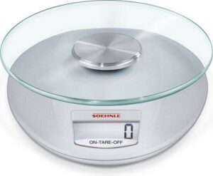 Soehnle keukenweegschaal Roma - digitaal - 1 gram nauwkeurig - tot 5 kg - zilver