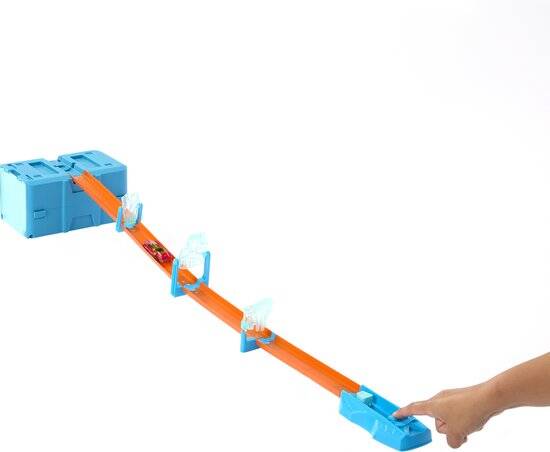 Hot Wheels Track Builder IJzige Crashset - Afbeelding 3