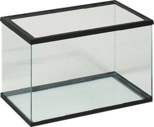 Aquarium – Flamingo Volglas – aquarium glas – aquarium 7.5 liter – aquarium 30x15x20 cm – zwart