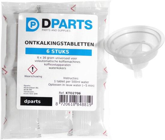 6x Dparts ontkalkingstabletten en 1x reinigingscapsule geschikt voor Krups en Dolce Gusto koffiemachine - MS-623953 - MS623953 - Koffiezetapparaat ontkalkingsadapter accessoire reinigingsmiddel - Reinigings accessoires - Reinigingscup - Afbeelding 2