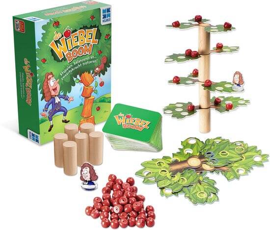 Megableu De Wiebelboom - Uitdagend Kinderspel - Newton Actiespel voor 2-6 Spelers - Vanaf 6 Jaar - Behendigheid & Plezier