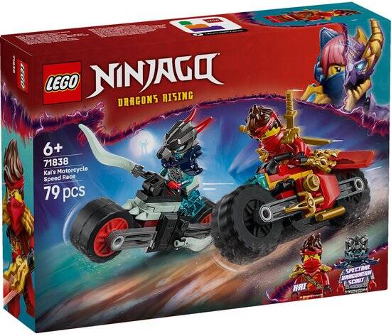 LEGO NINJAGO Kai's Motorrace Bouwpakket voor Kinderen - 71838 - Afbeelding 3
