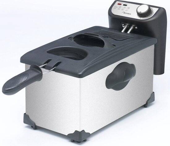 Bestron Frituurpan 1.5 liter - AF351 - Frituese 2200W - Koud zone - RVS - Afbeelding 3