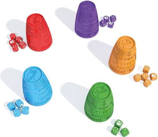 Zygomatic Board Game Studio Perudo - Dobbelsteen blufspel met bekers - 2-6 spelers - Afbeelding 3