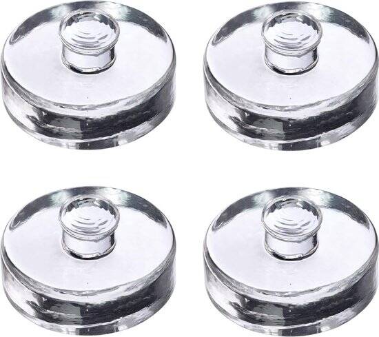 Westmark Gewichten voor fermentatie – set van 4 glazen gewichten voor fermentatie, accessoires voor fermentatie – glas, Ø 7cm