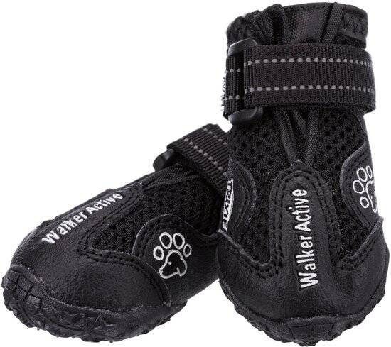 Trixie Walker Active - Hondenschoenen - L/XL - Zwart - 2 st