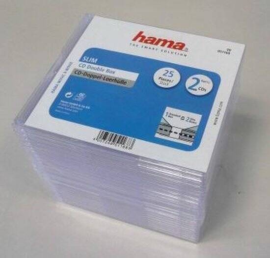 Hama CD slim dubbel jewel case 25-pack - Afbeelding 2