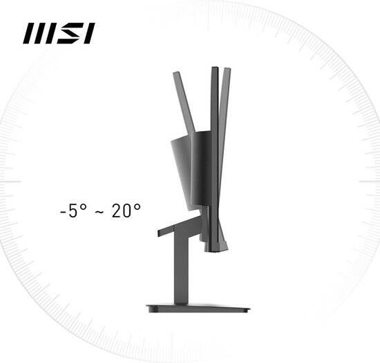 MSI Pro MP2412 - Full HD Monitor - 100hz - 24 inch - Afbeelding 5