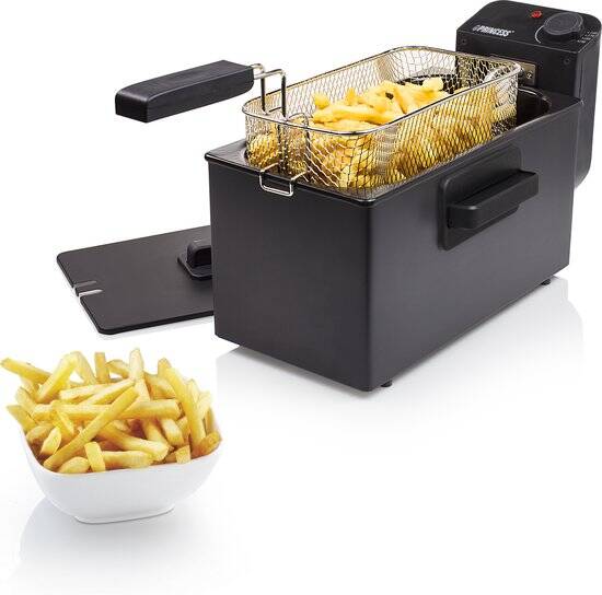 Princess Friteuse 182727 - 3 liter - Koude zone - Frituurpan - 2000W - Zwart - Beste Koop Consumentengids Augustus 2025 - Afbeelding 2