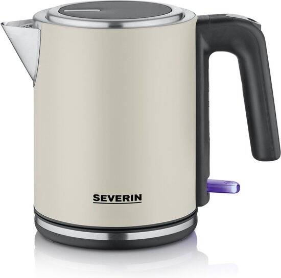 Severin 9577 Waterkoker BPA-vrij, Controlelampje Beige, Zwart