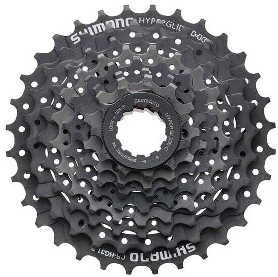 8-speed cassette Shimano Altus HG31 11-34T - Zwart