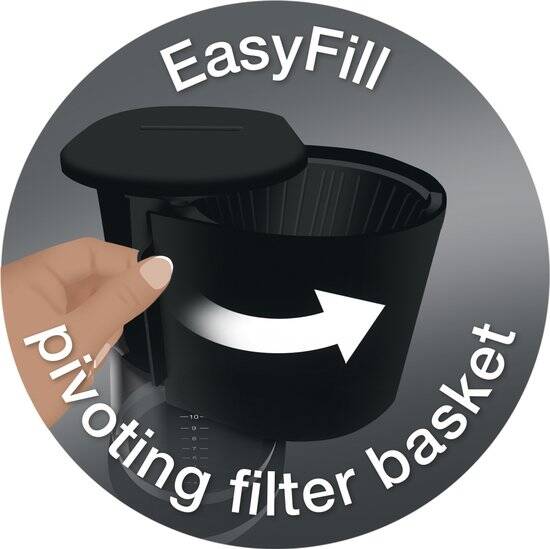 Braun Breakfast 1 - KF1100BK - Filter-koffiezetapparaat - Zwart - Afbeelding 6