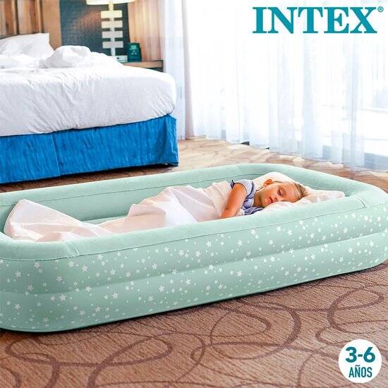 Intex Kids Travel Luchtbed met handpomp - 168 x 107 x 25 cm - Afbeelding 4