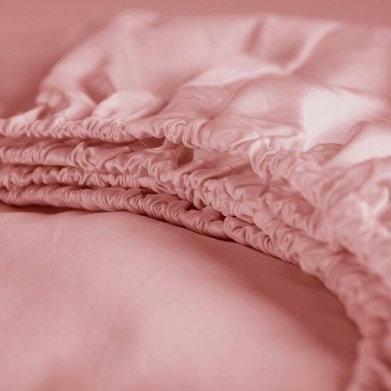 Cinderella - Sundays - Hoeslaken - Tot 25 cm matrashoogte - Satijn - 160x200 cm - Roze - Afbeelding 2