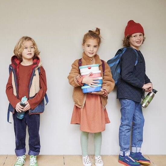 Mepal lunchset (pop-up fles & lunchbox) Campus - 400 + 750 ml - Broodtrommel en Drinkbeker voor kinderen - Bento box - Pop-up drinkfles - Spiderman - Afbeelding 5