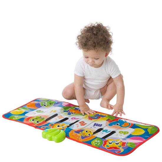 Playgro Muzikale Piano mat - Speelgoed Baby - Speelgoed 1 jaar - Interactief babyspeelgoed - Pianomat - Dansmat Jumbo - Baby Speelgoed Muziekinstrument - Interactief speelgoed Baby - Educatief speelgoed - Kraam Cadeau - Speelgoed met geluid - Afbeelding 3